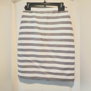 Kate Spade stripe pencil skirt